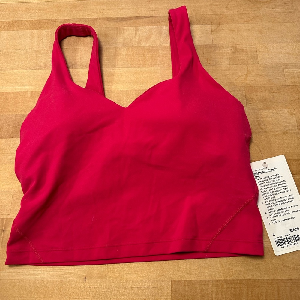Lululemon pink align tank